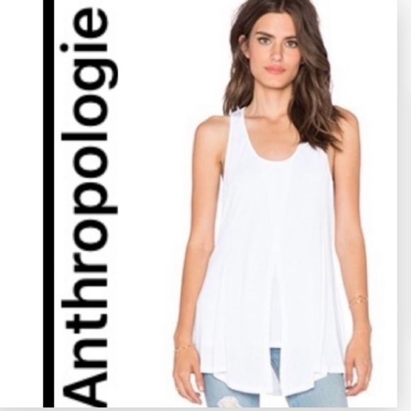 Anthropologie Tops - Heather Small white Tunic